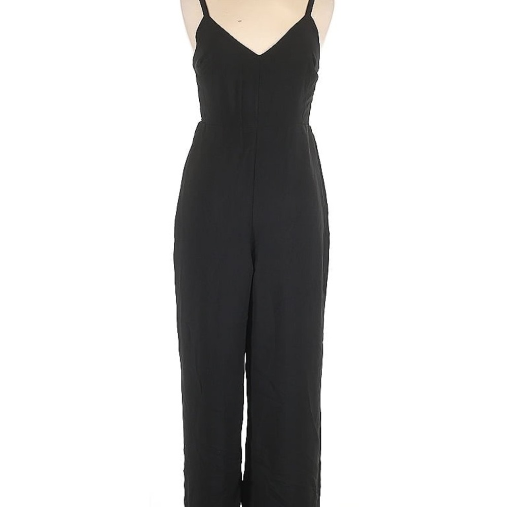 Madewell Black Strappy Jumpsuit